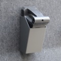 Halterung für einen Bremskeil aus Aluminium für die Tür- oder Wandmontage