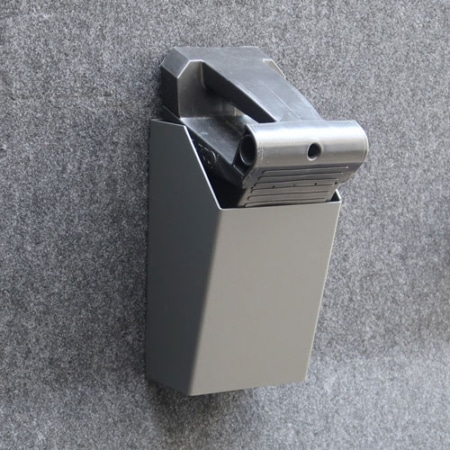 Halterung für einen Bremskeil aus Aluminium für die Tür- oder Wandmontage