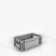 Eurobox Grundmass 30x20cm, Höhe 12 cm mit Handgriffen