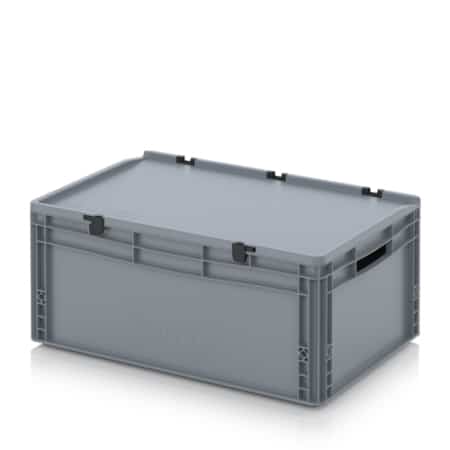 Eurobox Grurundmass 60 x 40 cm, Höhe 28 cm mit Scharnierdeckel
