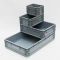 Box Grundmass 60x40, Höhe 12 cm mit Handgriffen, Box Grundmass 40x30, Höhe 12 cm ohne Handgriffen, Box Grundmass 30x20, Höhe 12 cm ohne Handgriffe Box Grundmass 20x15, Höhe 12 cm ohne Handgriffe