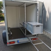 Anhängerausbau mit Schwerlastauszügen für Euroboxen