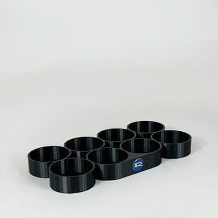 Gewürzhalter Gewürz-Gustav für 8 Gewürze D 60 mm, schwarz