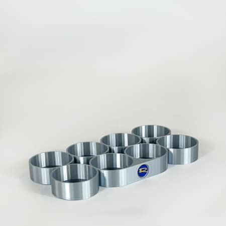 Gewürzhalter Gewürz-Gustav für 8 Gewürze D 60 mm, silber