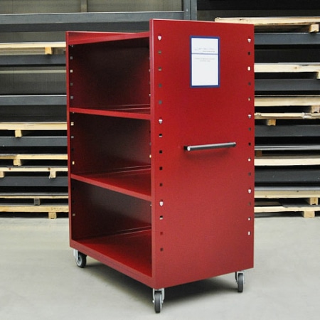 Fachbodenwagen "Regal-Rolf" (hoch und breit) mit Magnetrahmen