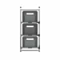 Heckauszug Boxenbreite 30 cm mit 3-Etagen, Auszuglänge 80 cm
